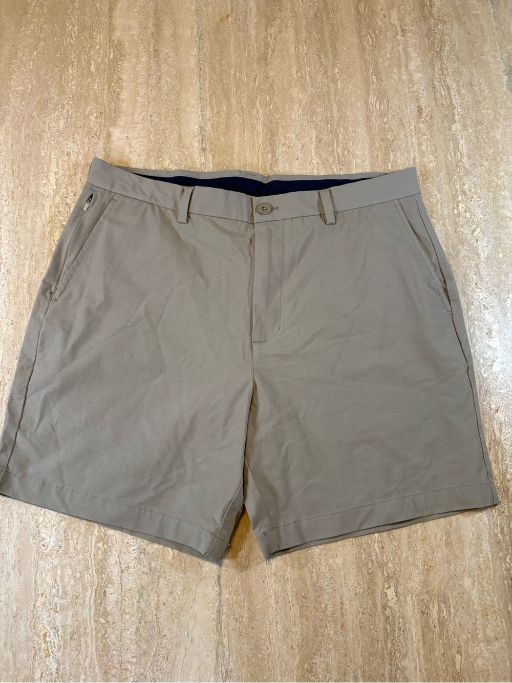 Vineyard Vines Mens On-The-Go OTG Stretch Shorts Grey Size 35 🩳